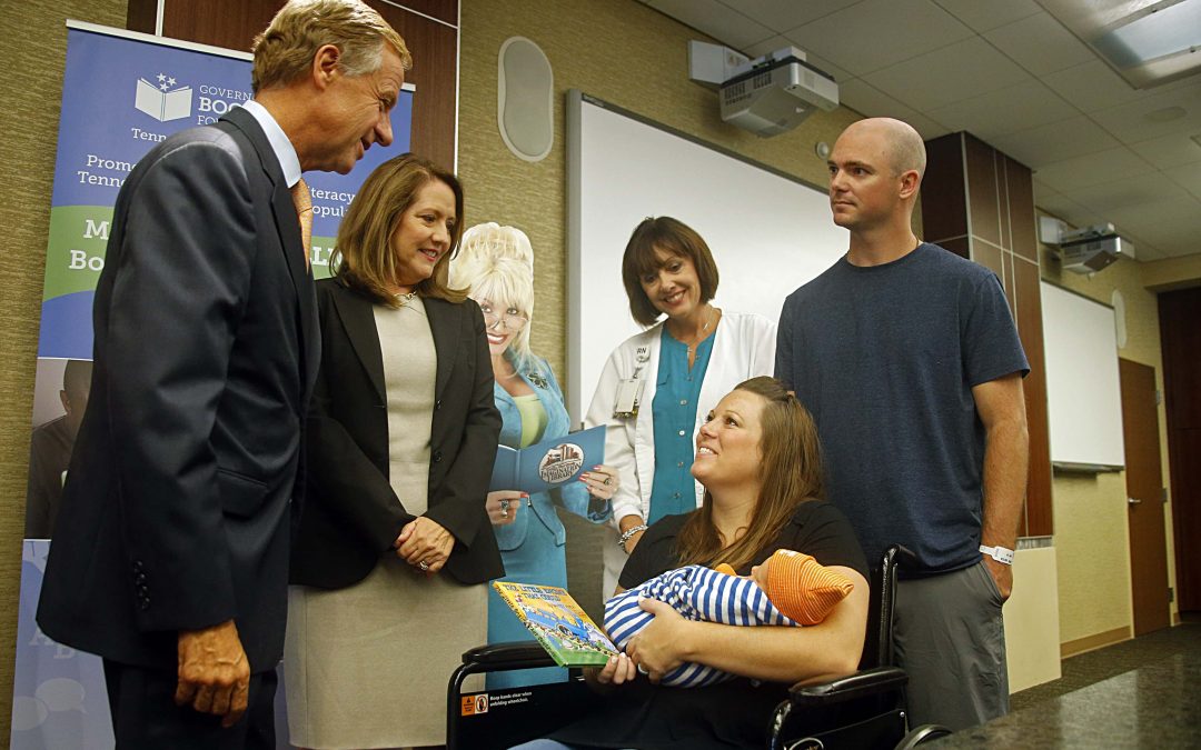 Governor and First Lady Halsam Celebrate UT Medical Center Partnership with Tennessee’s Imagination Library to Enroll Newborns in the Program