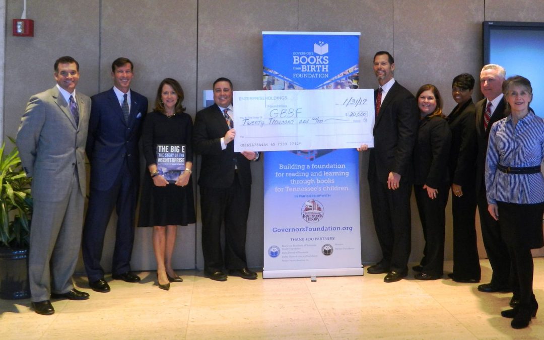 Enterprise Holdings of Tennessee Received Jack Taylor Founding Values Award and Makes $20K Gift to Governor’s Books from Birth Foundation