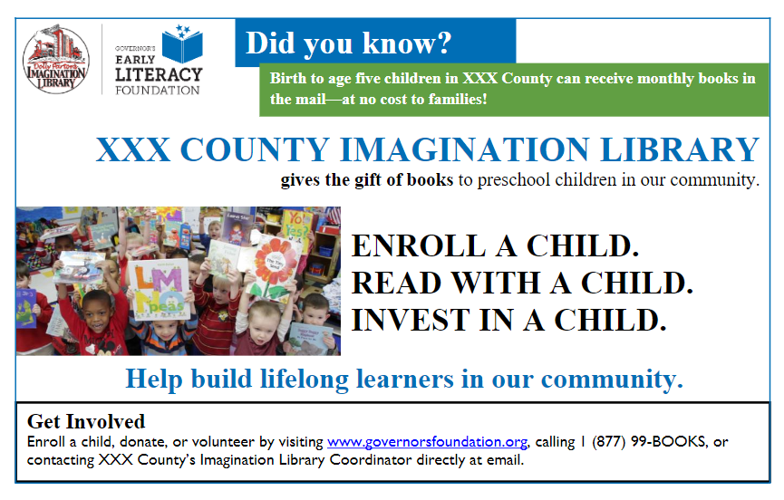 Imagination Library Fundraising Ideas