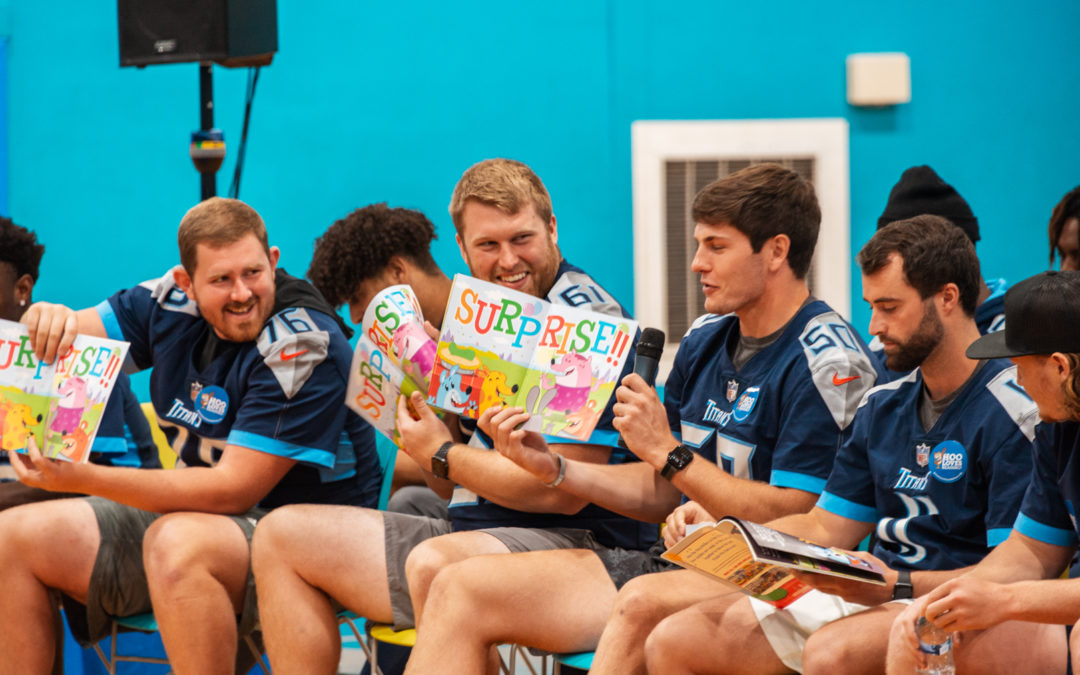 Tennessee Titans, Governor’s Early Literacy Foundation Co-host Annual ‘Rookies Read’ Event at Nashville Public Library